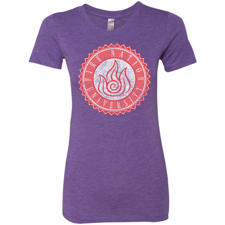 T-Shirts Purple Rush / Small Fire Nation Univeristy Women's Triblend T-Shirt