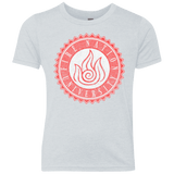 T-Shirts Heather White / YXS Fire Nation Univeristy Youth Triblend T-Shirt