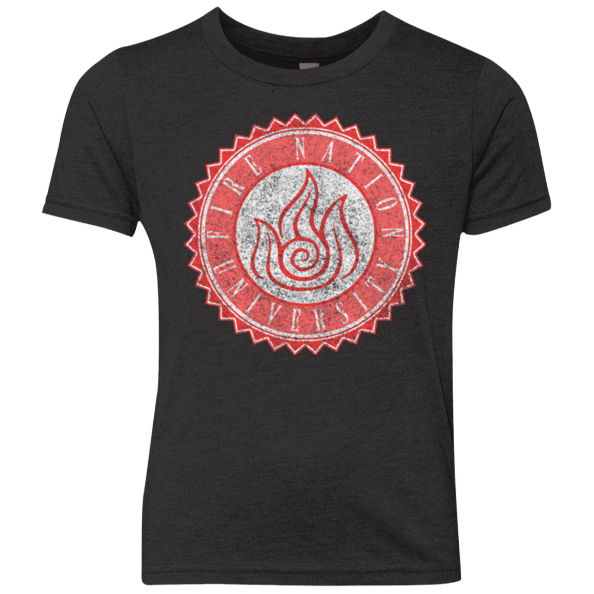 T-Shirts Vintage Black / YXS Fire Nation Univeristy Youth Triblend T-Shirt