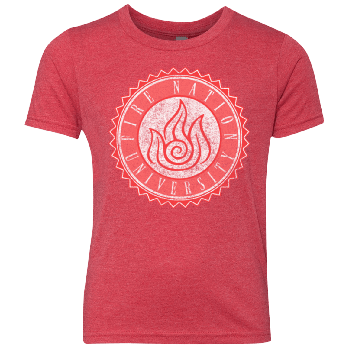 T-Shirts Vintage Red / YXS Fire Nation Univeristy Youth Triblend T-Shirt