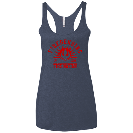 T-Shirts Vintage Navy / X-Small Fire Nation Women's Triblend Racerback Tank