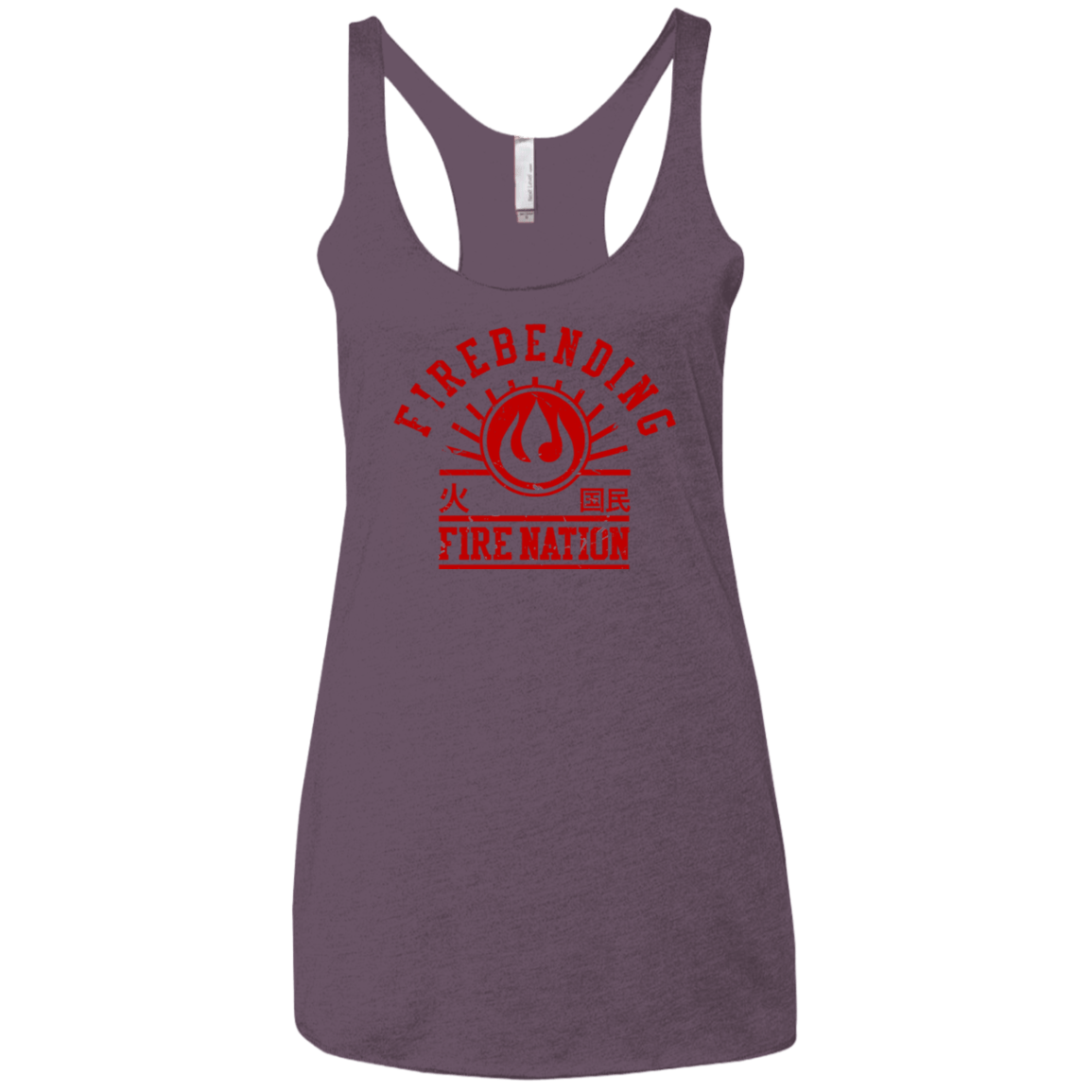 T-Shirts Vintage Purple / X-Small Fire Nation Women's Triblend Racerback Tank