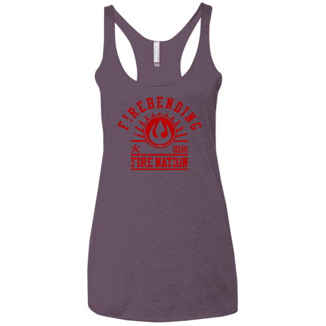 T-Shirts Vintage Purple / X-Small Fire Nation Women's Triblend Racerback Tank