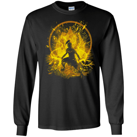 T-Shirts Black / S Fire Prince Men's Long Sleeve T-Shirt