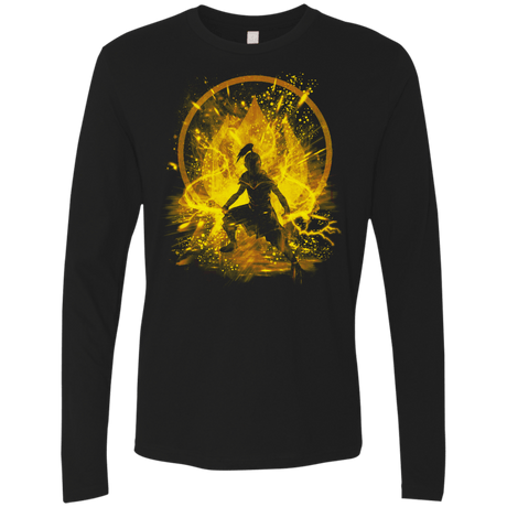 T-Shirts Black / S Fire Prince Men's Premium Long Sleeve