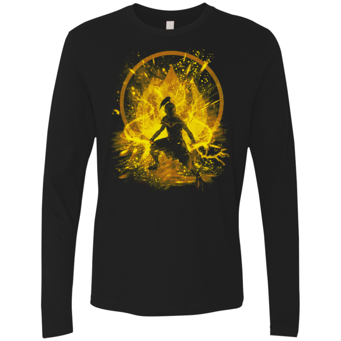 T-Shirts Black / Small Fire Storm Men's Premium Long Sleeve