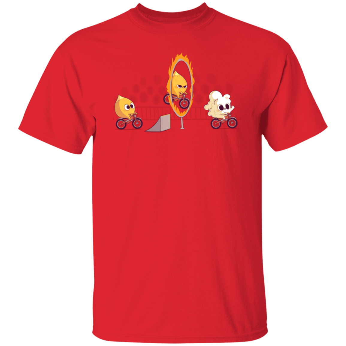 T-Shirts Red / S Fire Stunt T-Shirt