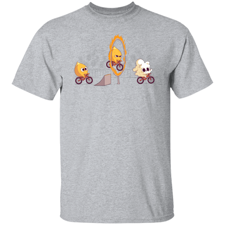 T-Shirts Sport Grey / S Fire Stunt T-Shirt