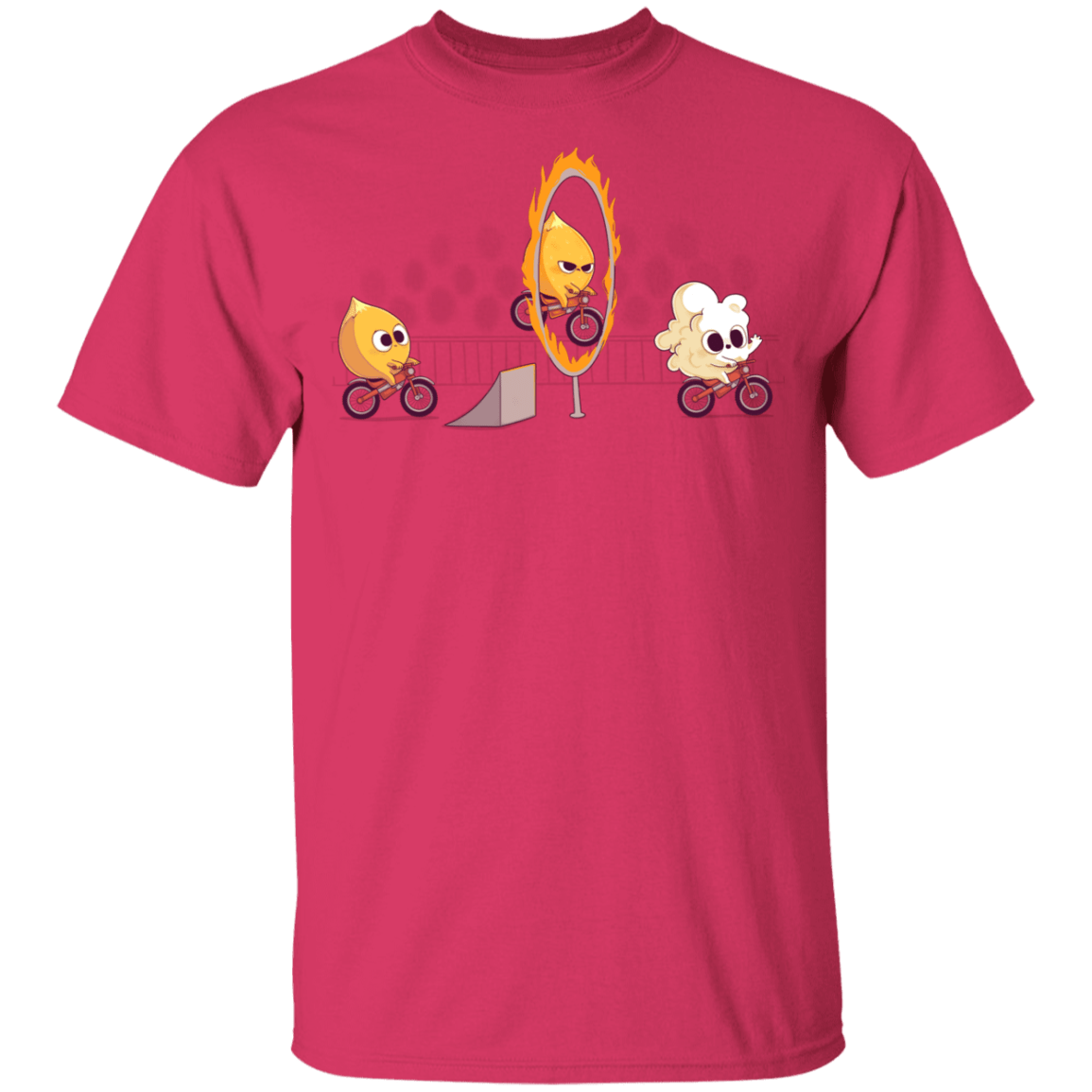 T-Shirts Heliconia / YXS Fire Stunt Youth T-Shirt