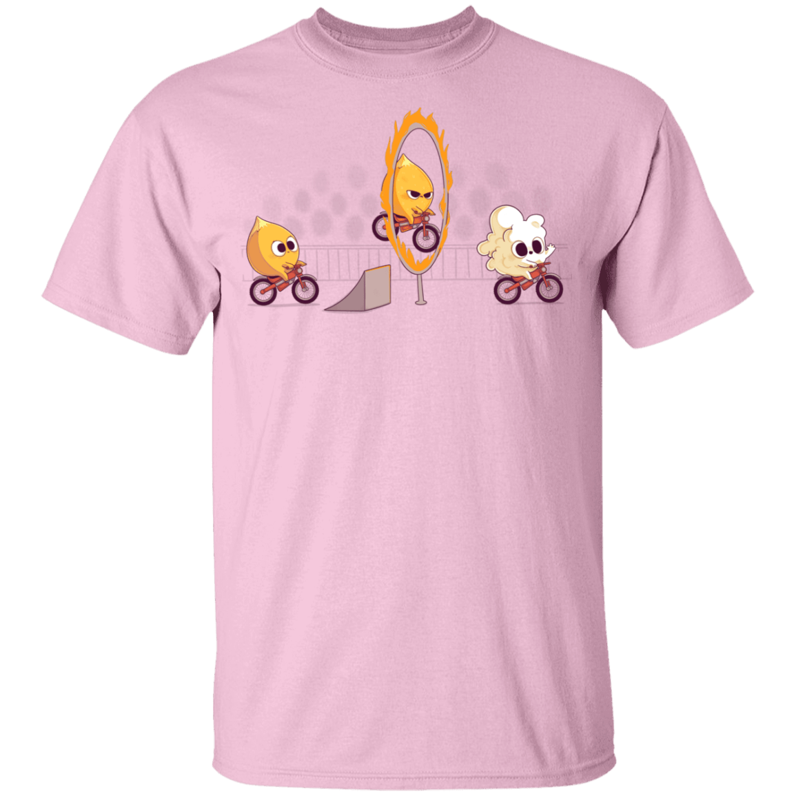 T-Shirts Light Pink / YXS Fire Stunt Youth T-Shirt