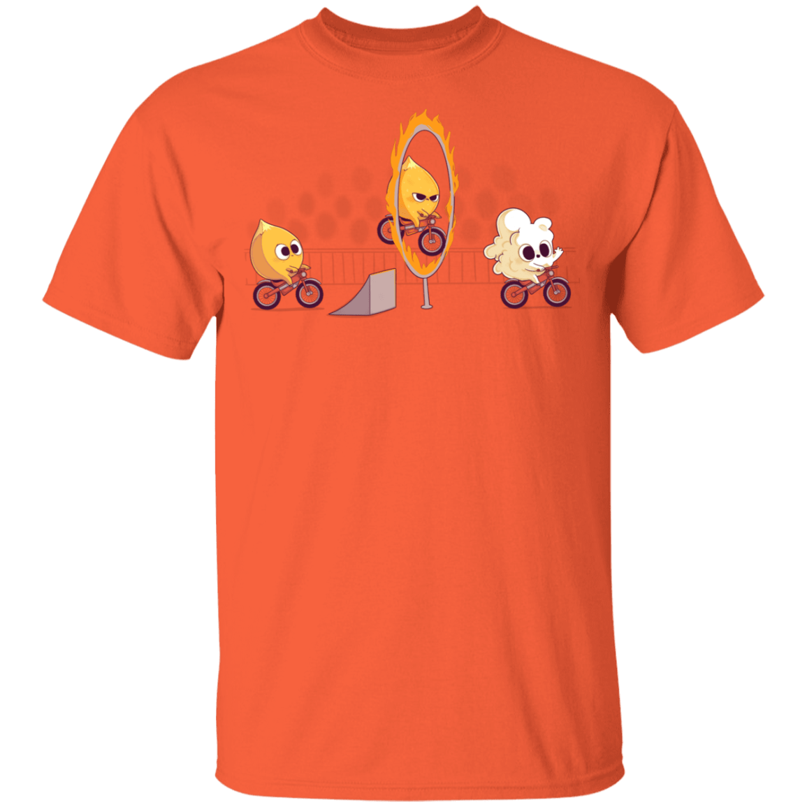T-Shirts Orange / YXS Fire Stunt Youth T-Shirt