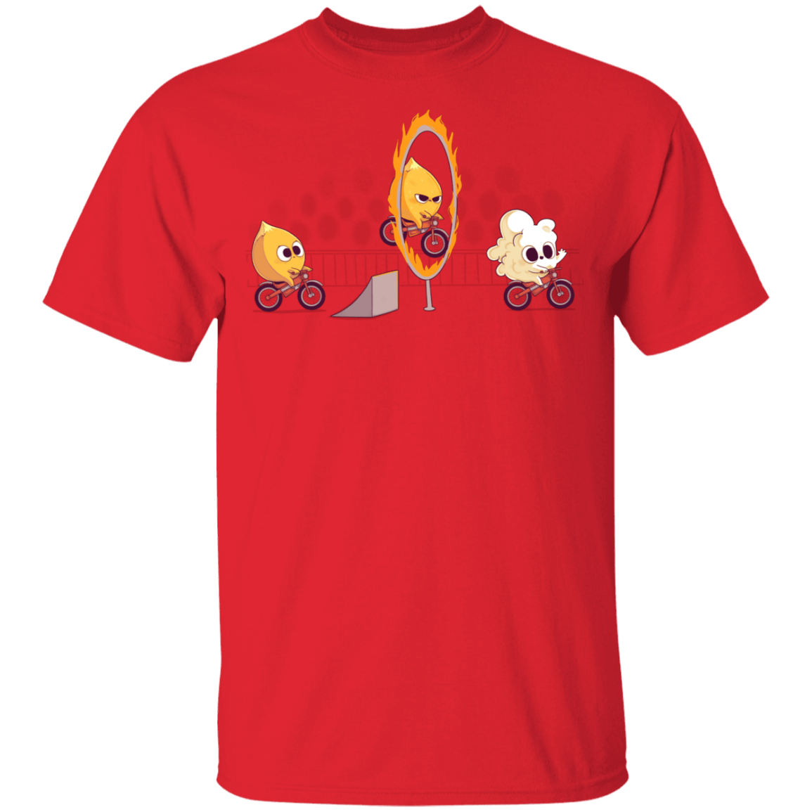 T-Shirts Red / YXS Fire Stunt Youth T-Shirt