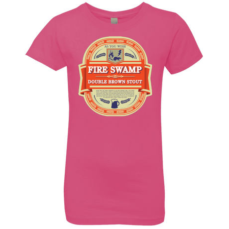 T-Shirts Hot Pink / YXS Fire Swamp Ale Girls Premium T-Shirt