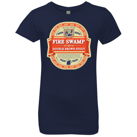 T-Shirts Midnight Navy / YXS Fire Swamp Ale Girls Premium T-Shirt