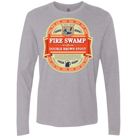 T-Shirts Heather Grey / Small Fire Swamp Ale Men's Premium Long Sleeve