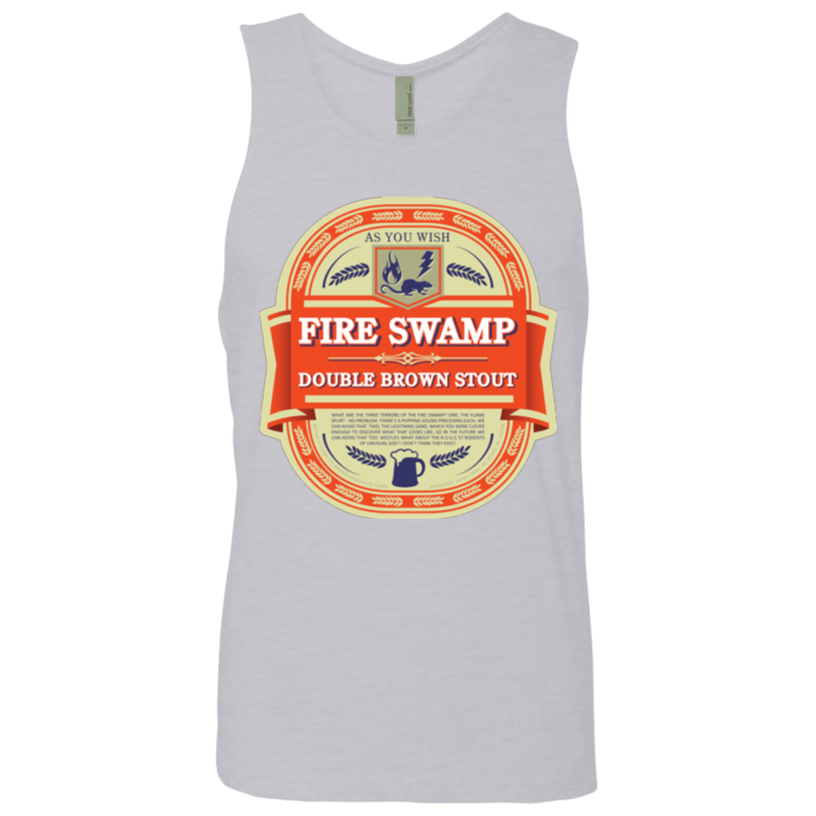 T-Shirts Heather Grey / Small Fire Swamp Ale Men's Premium Tank Top