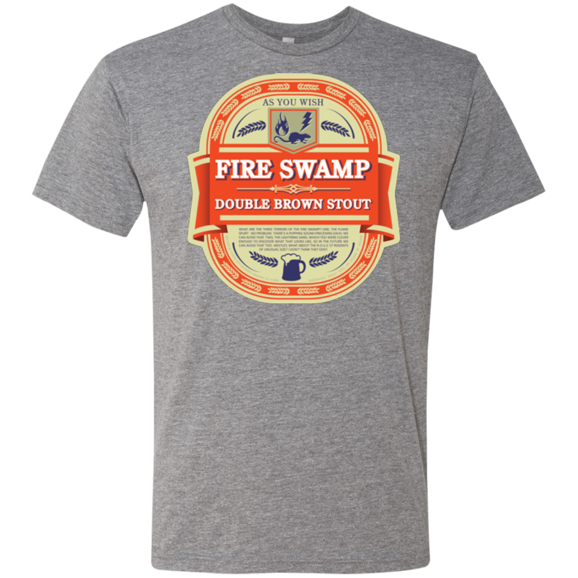 T-Shirts Premium Heather / Small Fire Swamp Ale Men's Triblend T-Shirt