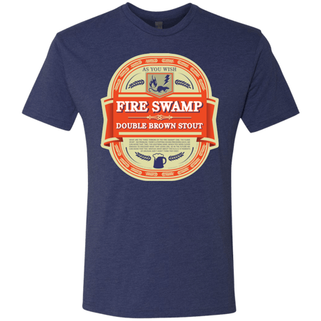 T-Shirts Vintage Navy / Small Fire Swamp Ale Men's Triblend T-Shirt