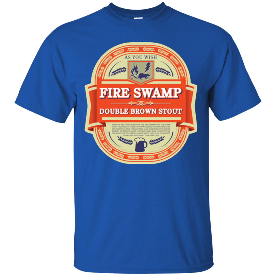T-Shirts Royal / Small Fire Swamp Ale T-Shirt