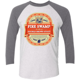 T-Shirts Heather White/Premium Heather / X-Small Fire Swamp Ale Triblend 3/4 Sleeve