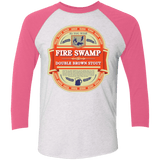 T-Shirts Heather White/Vintage Pink / X-Small Fire Swamp Ale Triblend 3/4 Sleeve