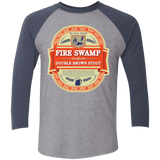T-Shirts Premium Heather/ Vintage Navy / X-Small Fire Swamp Ale Triblend 3/4 Sleeve