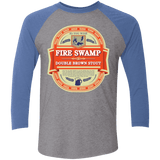 T-Shirts Premium Heather/ Vintage Royal / X-Small Fire Swamp Ale Triblend 3/4 Sleeve