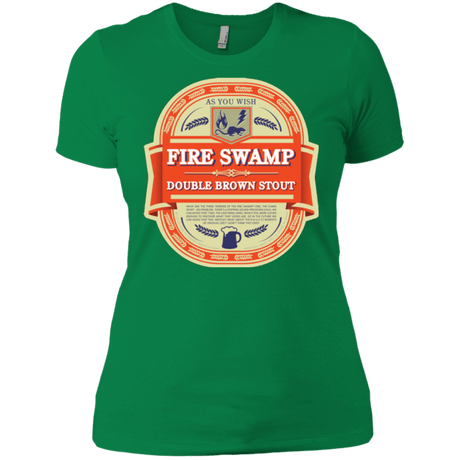 T-Shirts Kelly Green / X-Small Fire Swamp Ale Women's Premium T-Shirt