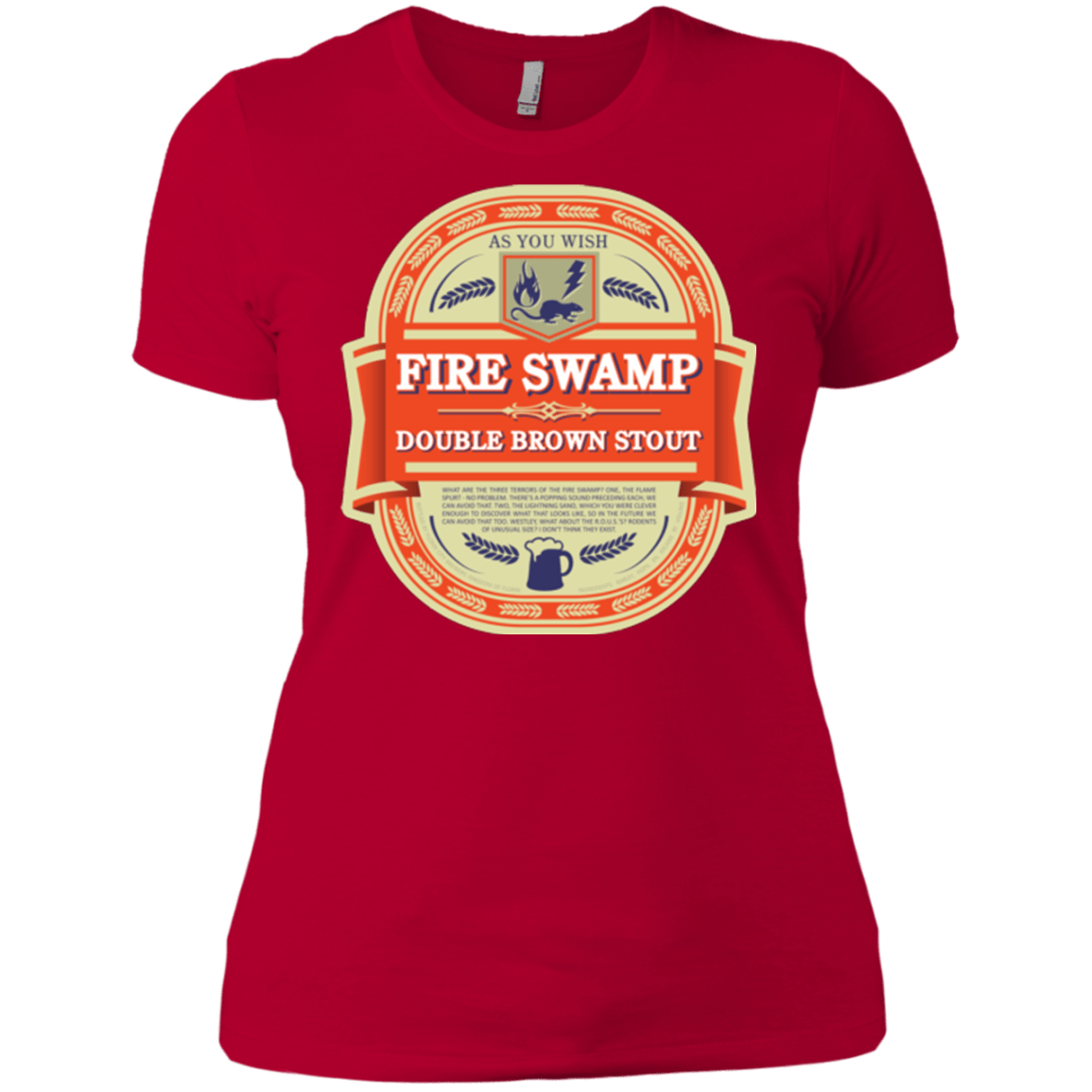 T-Shirts Red / X-Small Fire Swamp Ale Women's Premium T-Shirt