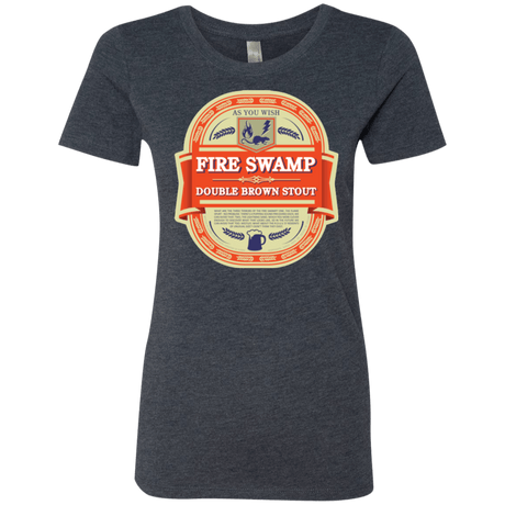 T-Shirts Vintage Navy / Small Fire Swamp Ale Women's Triblend T-Shirt