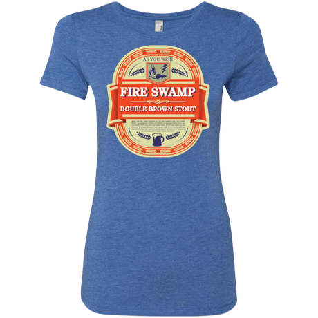 T-Shirts Vintage Royal / Small Fire Swamp Ale Women's Triblend T-Shirt