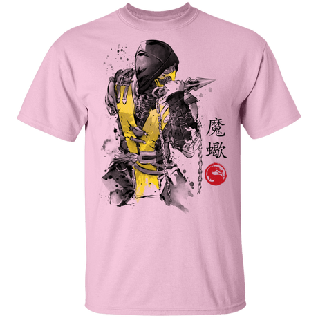 T-Shirts Light Pink / S Fire Warrior Sumi-E T-Shirt
