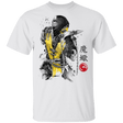 T-Shirts White / S Fire Warrior Sumi-E T-Shirt