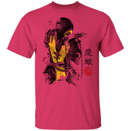 T-Shirts Heliconia / YXS Fire Warrior Sumi-E Youth T-Shirt