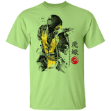 T-Shirts Mint Green / YXS Fire Warrior Sumi-E Youth T-Shirt