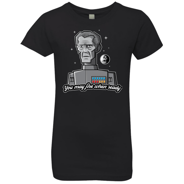 T-Shirts Black / YXS Fire When Ready Girls Premium T-Shirt