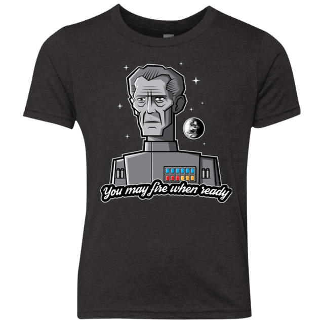 T-Shirts Vintage Black / YXS Fire When Ready Youth Triblend T-Shirt