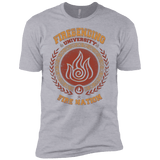 T-Shirts Heather Grey / YXS Firebending university Boys Premium T-Shirt