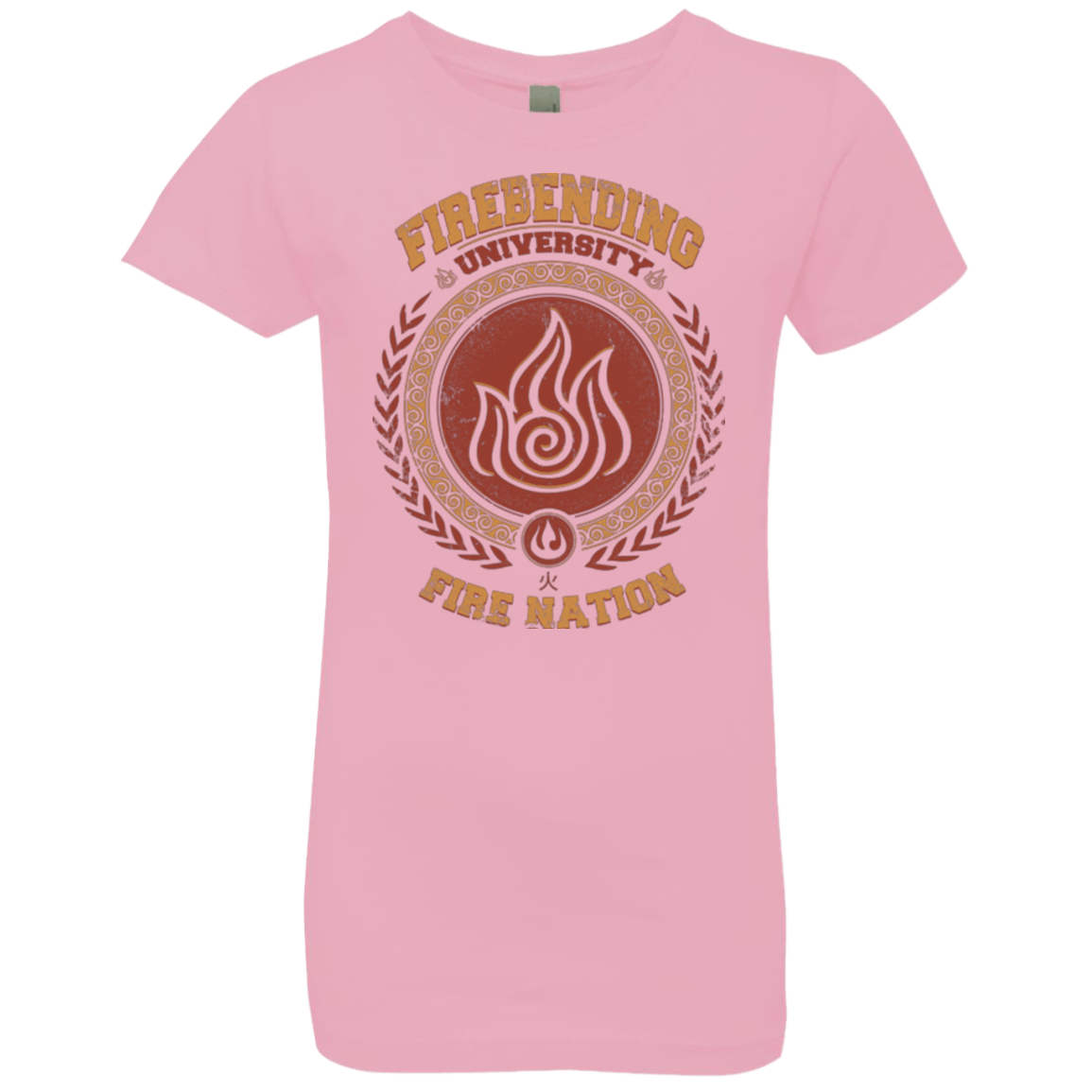 T-Shirts Light Pink / YXS Firebending university Girls Premium T-Shirt