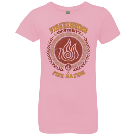 T-Shirts Light Pink / YXS Firebending university Girls Premium T-Shirt