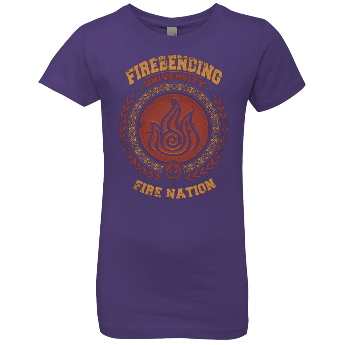 T-Shirts Purple Rush / YXS Firebending university Girls Premium T-Shirt