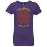 T-Shirts Purple Rush / YXS Firebending university Girls Premium T-Shirt