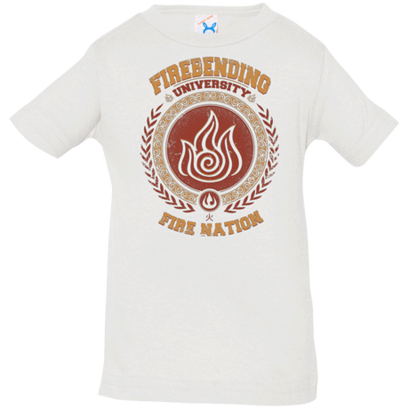 T-Shirts White / 6 Months Firebending university Infant PremiumT-Shirt