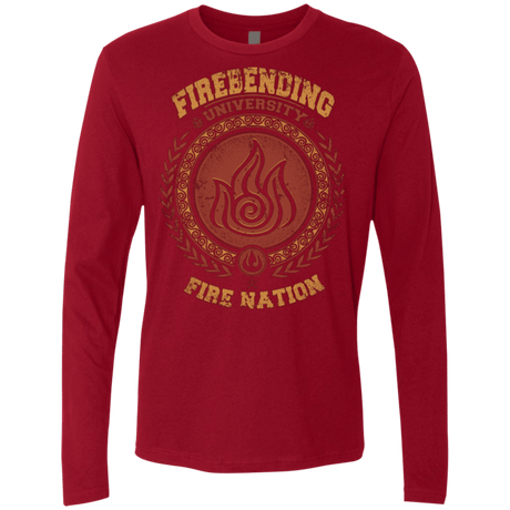 T-Shirts Cardinal / Small Firebending university Men's Premium Long Sleeve