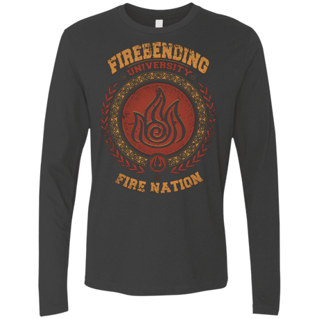 T-Shirts Heavy Metal / Small Firebending university Men's Premium Long Sleeve