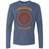 T-Shirts Indigo / Small Firebending university Men's Premium Long Sleeve