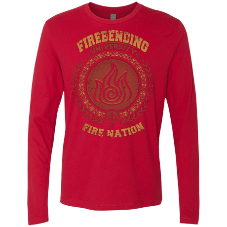 T-Shirts Red / Small Firebending university Men's Premium Long Sleeve