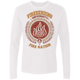 T-Shirts White / Small Firebending university Men's Premium Long Sleeve