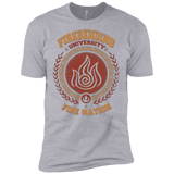 T-Shirts Heather Grey / X-Small Firebending university Men's Premium T-Shirt