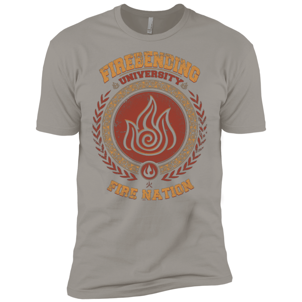T-Shirts Light Grey / X-Small Firebending university Men's Premium T-Shirt